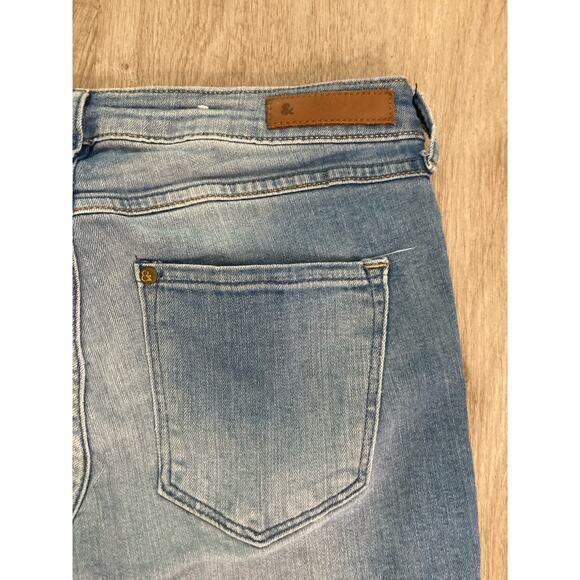 H&M Women's Super Skinny‎ Stretch Jeans Blue Size 28 Zip Fly Denim - Picture 6 of 10